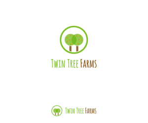 Twin Tree Farms | Logo Design by bluejet