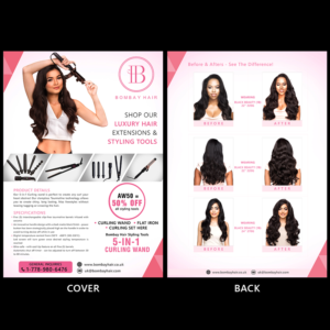 Flyer-Design von Pratik Bhushan jha für BOMBAY HAIR INTERNATIONAL | Design #16395809