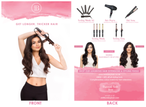 Flyer Design by kimuel.malizon for BOMBAY HAIR INTERNATIONAL | Design: #16385509
