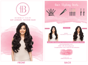 Flyer Design by kimuel.malizon for BOMBAY HAIR INTERNATIONAL | Design: #16395599