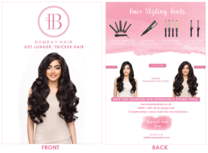 Flyer-Design von kimuel.malizon für BOMBAY HAIR INTERNATIONAL | Design: #16396570