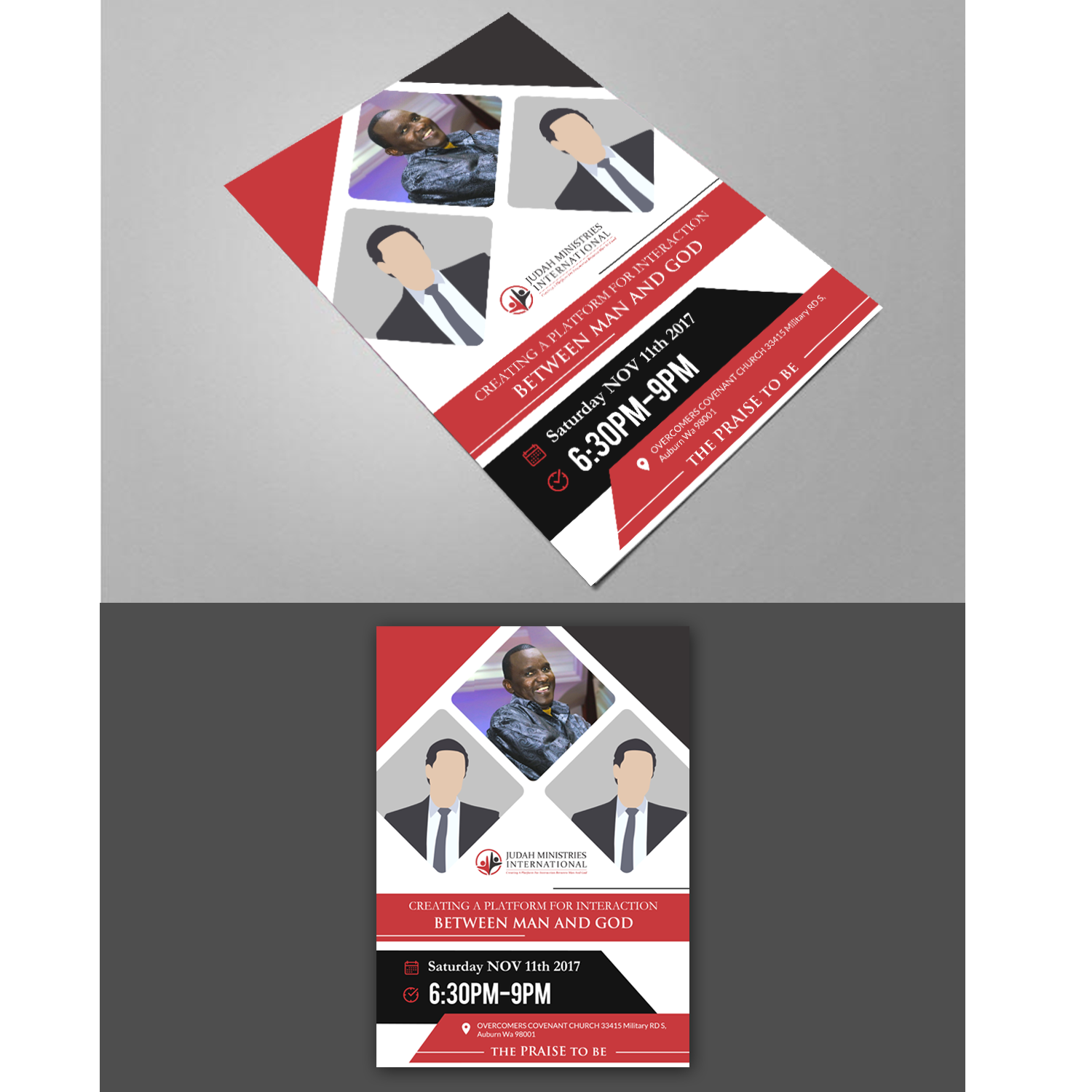 Flyer-Design von creative.bugs für Judah Ministires International | Design #16387845
