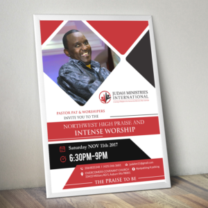 Flyer-Design von creative.bugs für Judah Ministires International | Design: #16402392