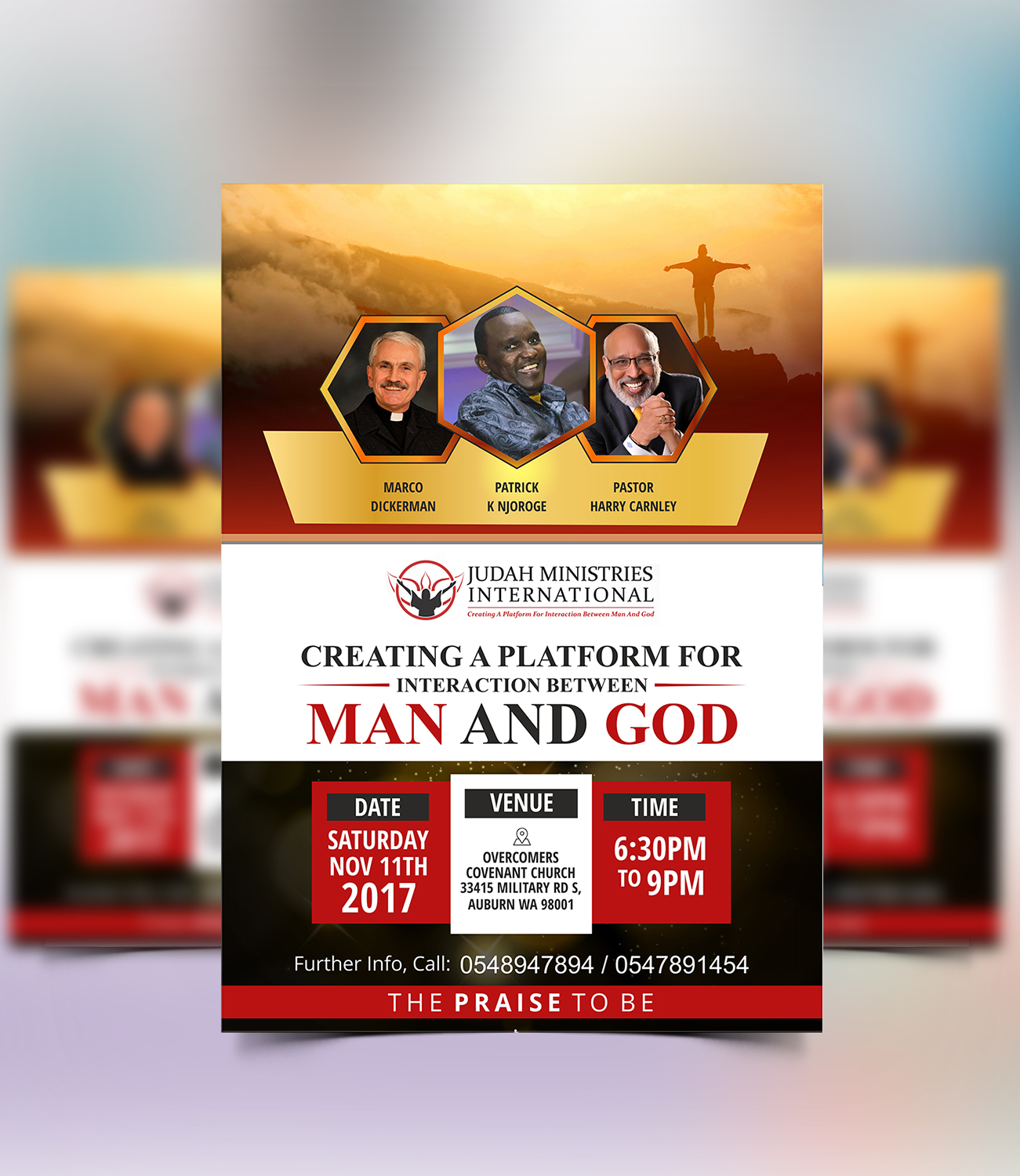 Flyer Design by ecorokerz for Judah Ministires International | Design #16385837