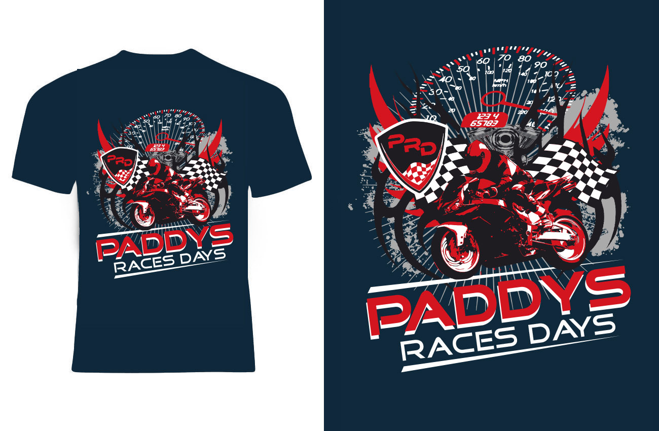 T-shirt Design by NILDesigns for Paddys-Races-Days | Design #16478324
