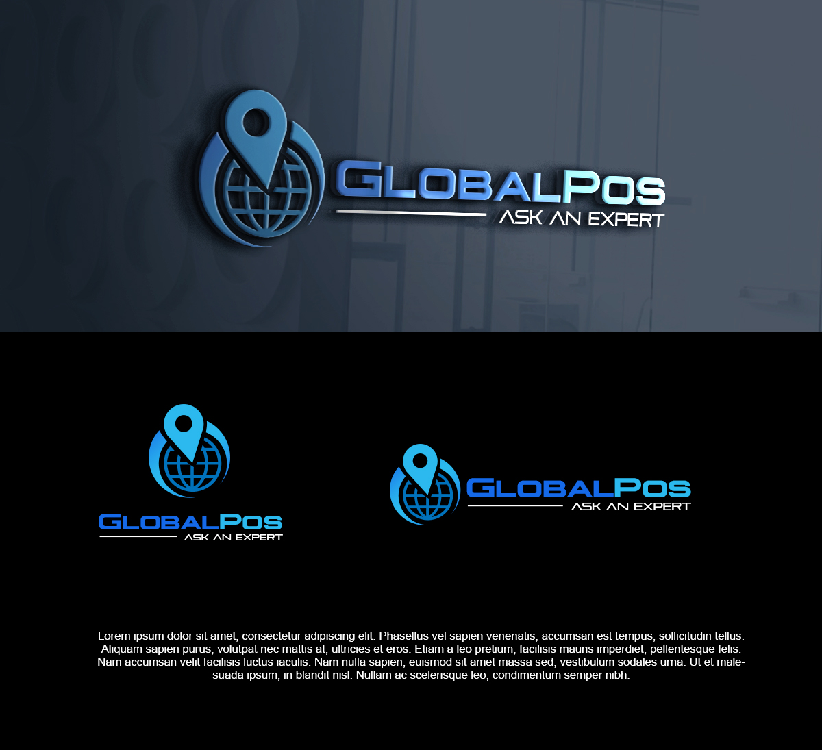Logo Design by pixelgrapix for GlobalPos | Design #16514716