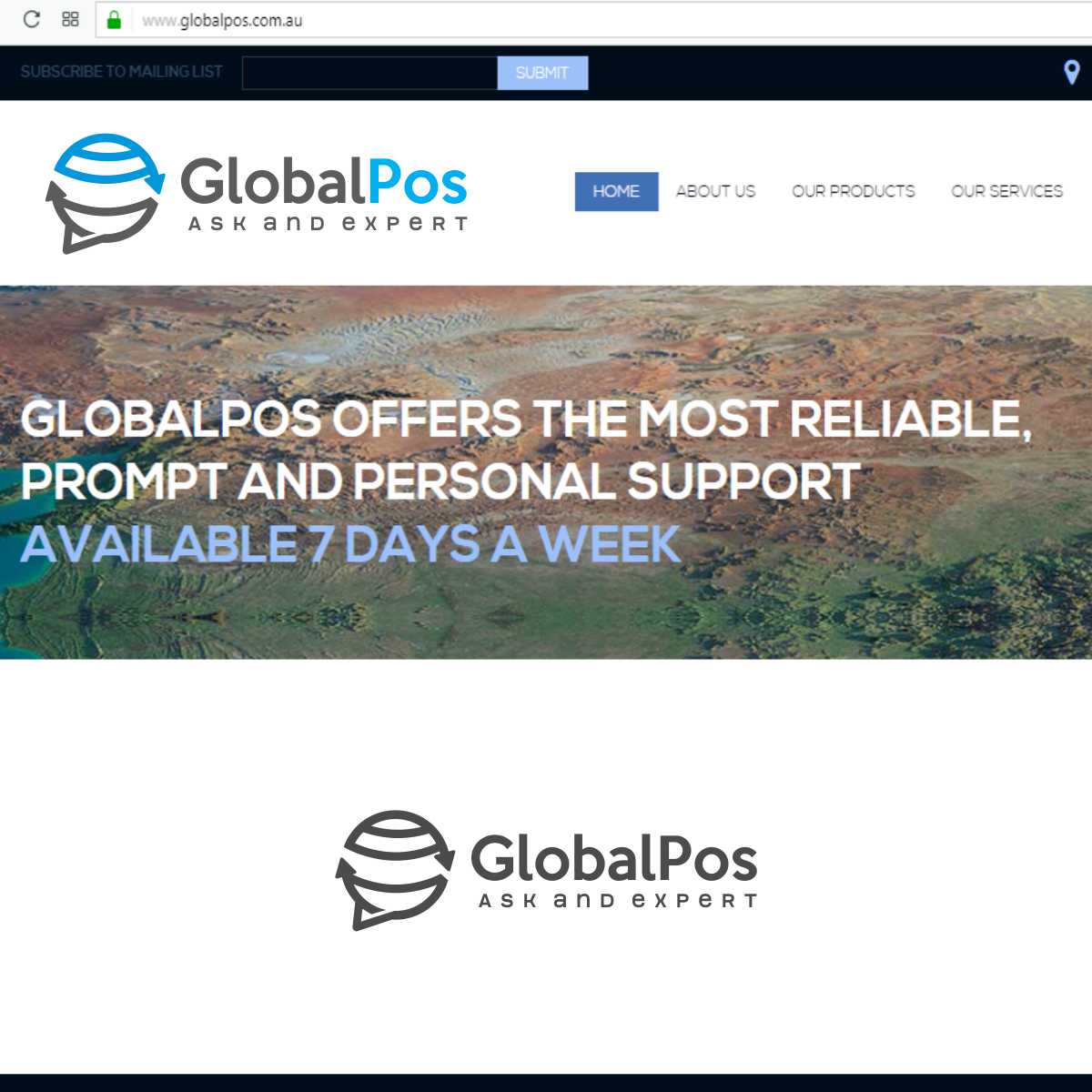 Logo Design by e-graphics for GlobalPos | Design #16516060