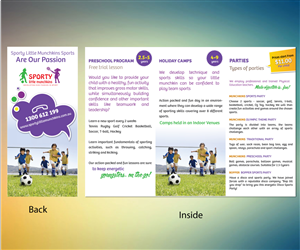 Sporty Little Munchkins - Developing kids passion in sport | Flyer Design by mouallem zoheir