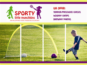 Diseño de Flyer por The Key Design para Sporty Little Munchkins Pty Ltd | Diseño #2654168