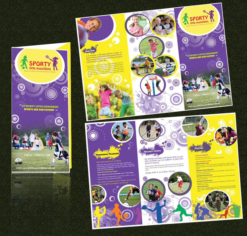 Flyer-Design von Tech Hives für Sporty Little Munchkins Pty Ltd | Design #2697978