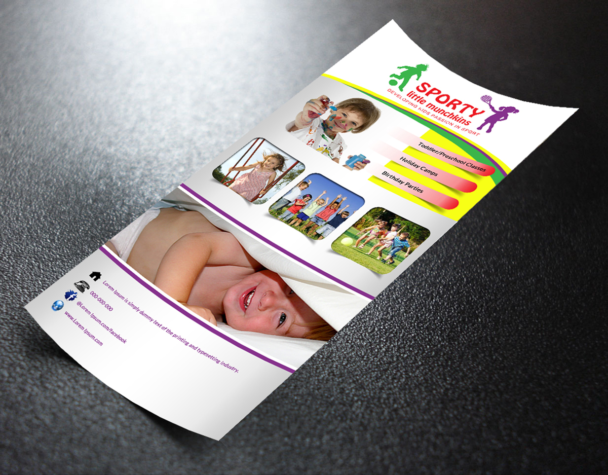 Flyer Design by ESolz Technologies for Sporty Little Munchkins Pty Ltd | Design #2656624