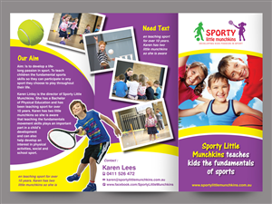 Flyer Design by rkailas for Sporty Little Munchkins Pty Ltd | Design: #2747084