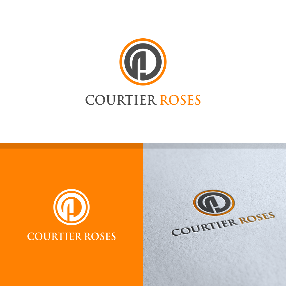 Logo Design by metromini1407 for Courtier Roses | Design #16834893