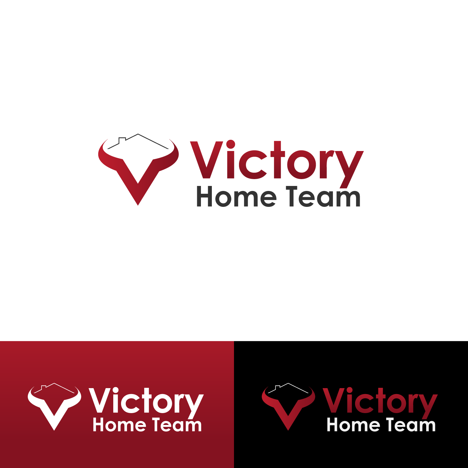 Logo Design by Quadro for Victory Home Team- Labelle Real Estate Group | Design #16463303