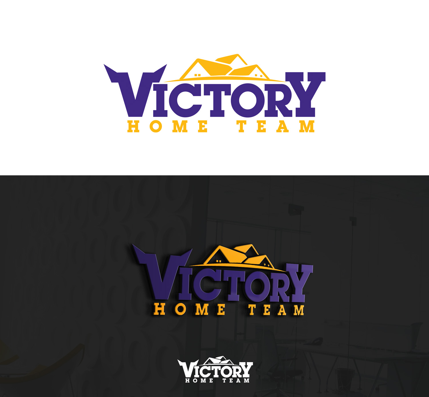 Logo Design by Th3o for Victory Home Team- Labelle Real Estate Group | Design #16441597