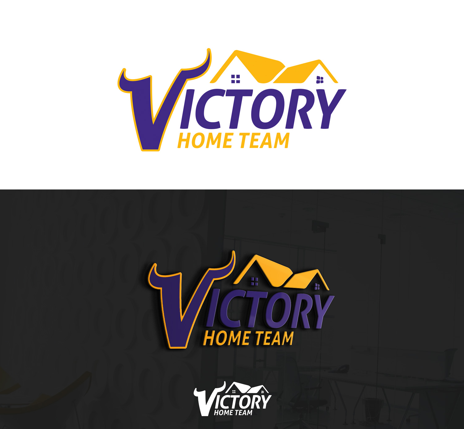 Logo Design by Th3o for Victory Home Team- Labelle Real Estate Group | Design #16441598