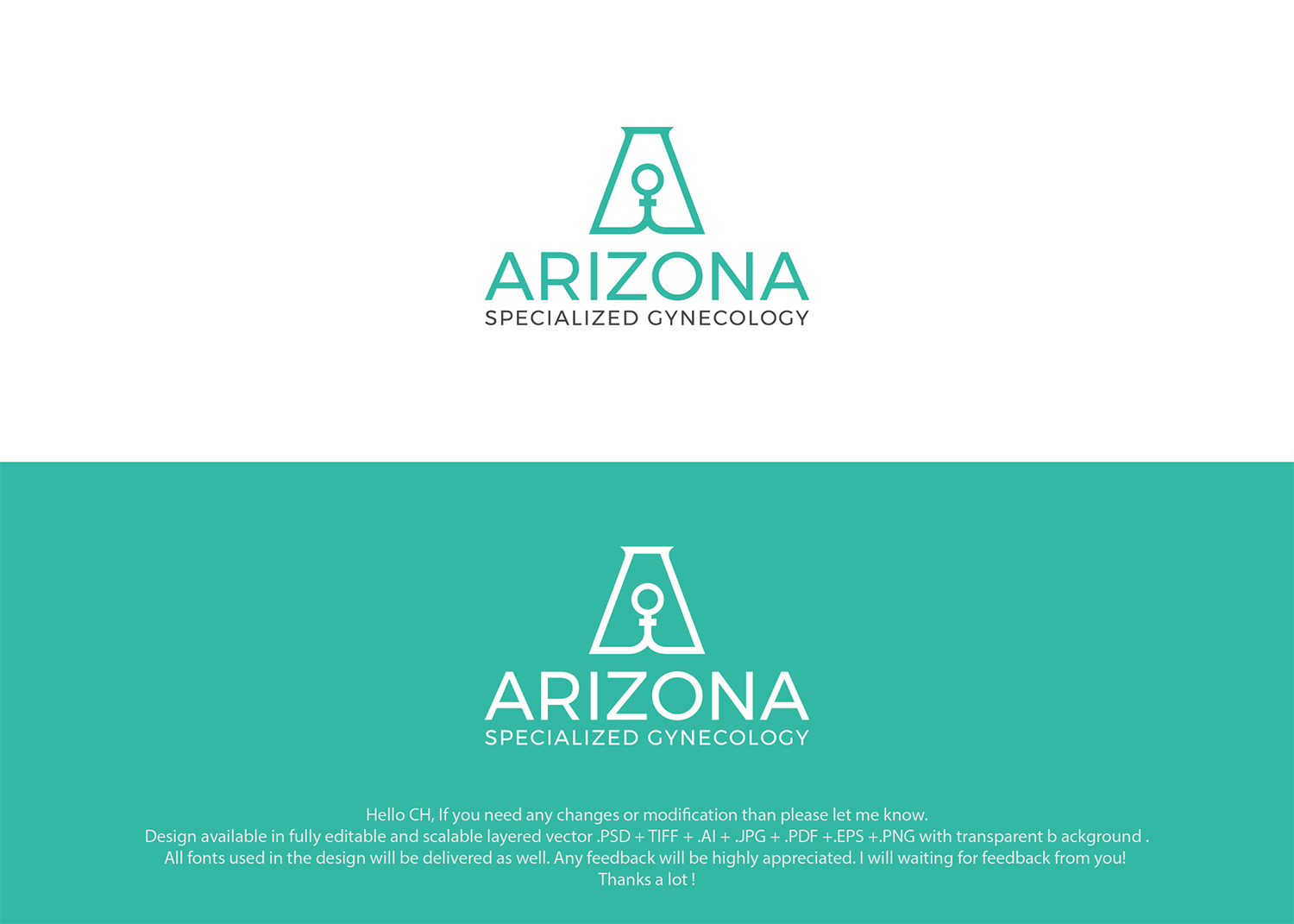 Logo Design by daudhusainsami for Arizona Specialized Gynecology | Design #16409572