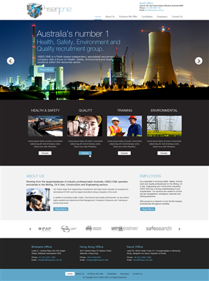 Web Design by Latest Design Ideas for Head Hunters Asia Pacific Pty Ltd | Design: #2699226