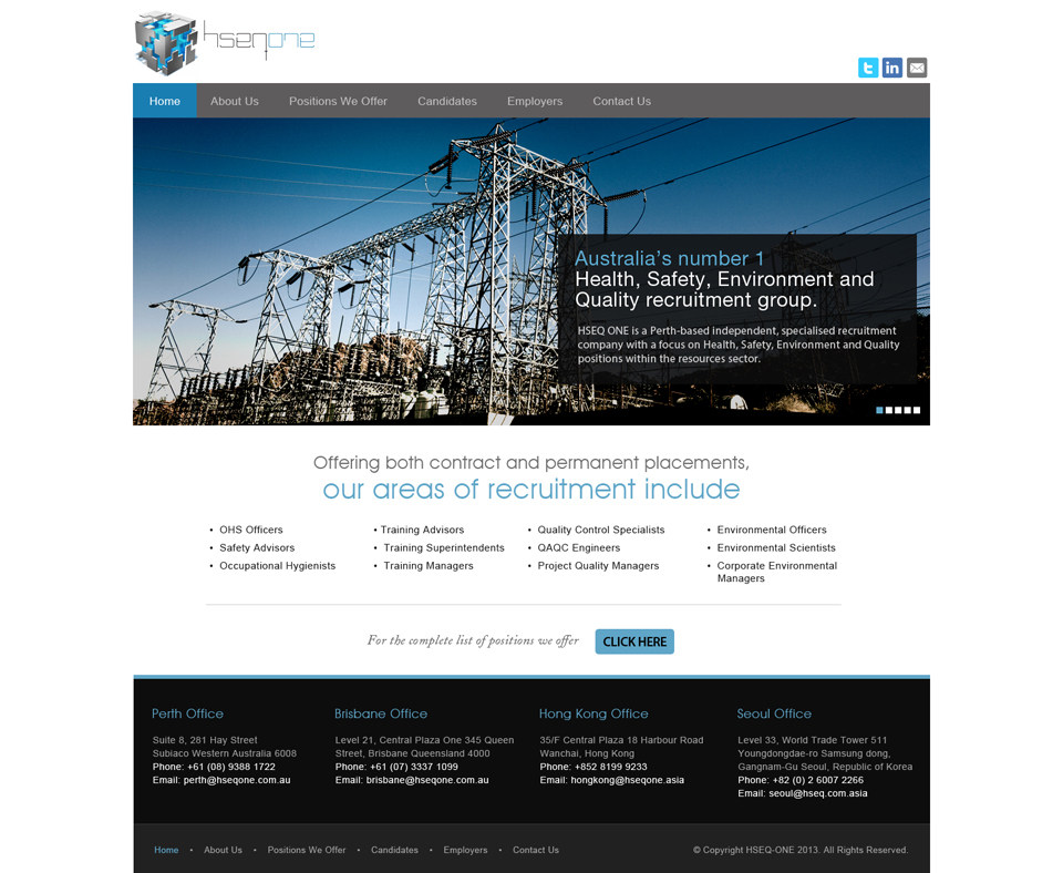 Web Design by Latest Design Ideas for Head Hunters Asia Pacific Pty Ltd | Design #2699283