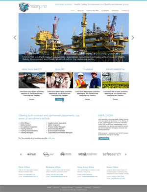 Web Design by Latest Design Ideas for Head Hunters Asia Pacific Pty Ltd | Design: #2699428