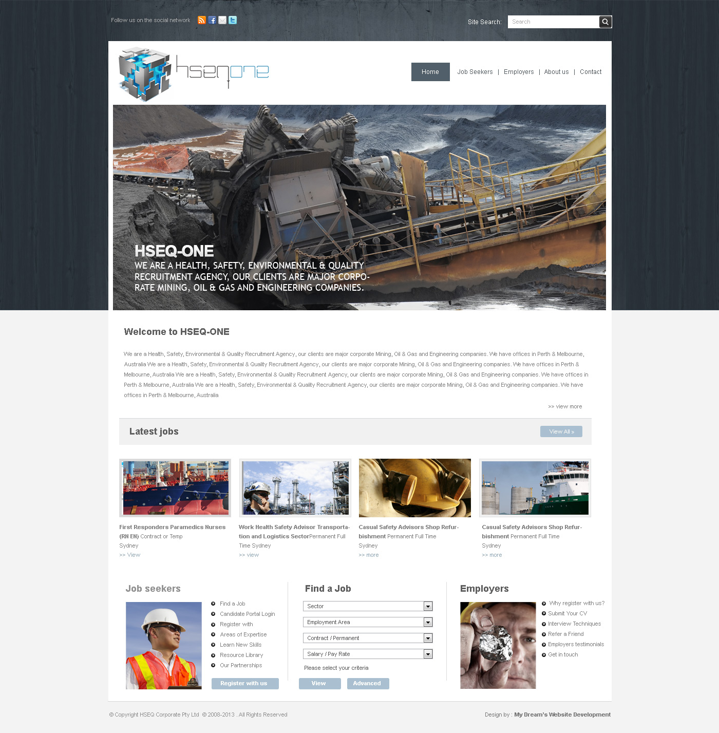 Web Design by My Dream's Website Development for Head Hunters Asia Pacific Pty Ltd | Design: #2685330