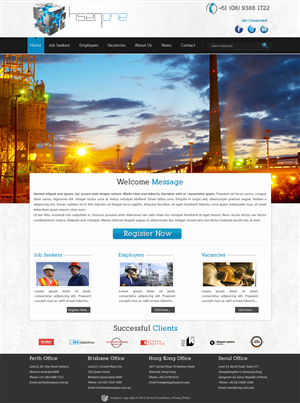 Web Design by webxvision for Head Hunters Asia Pacific Pty Ltd | Design: #2666865
