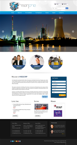 Web Design by pb for Head Hunters Asia Pacific Pty Ltd | Design: #2658620
