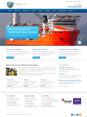 Web Design by pb for Head Hunters Asia Pacific Pty Ltd | Design: #2658622