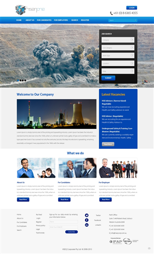 Web Design by pb for Head Hunters Asia Pacific Pty Ltd | Design: #2665667