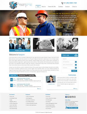 Web-Design von Creative Usha für Head Hunters Asia Pacific Pty Ltd | Design #2692637