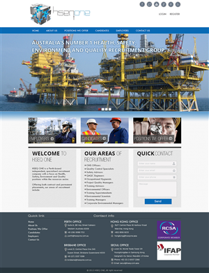 Web-Design von Tanvir für Head Hunters Asia Pacific Pty Ltd | Design #2674107