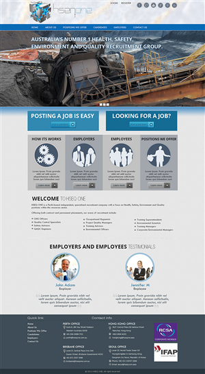Web Design by Tanvir for Head Hunters Asia Pacific Pty Ltd | Design: #2685369