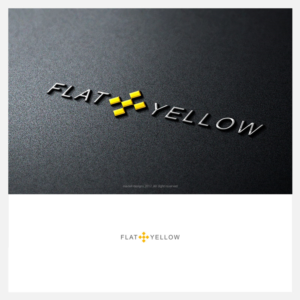 Flat Yellow   | Logo Design by Alex Martin