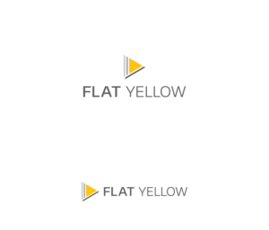 Flat Yellow   | Logo Design by dan-D-dan