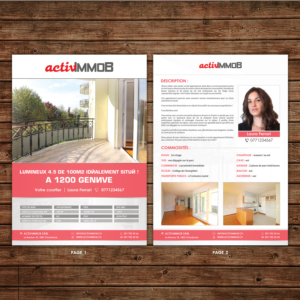 Brochure Design by debdesign for ActivImmob Sàrl | Design: #16414635