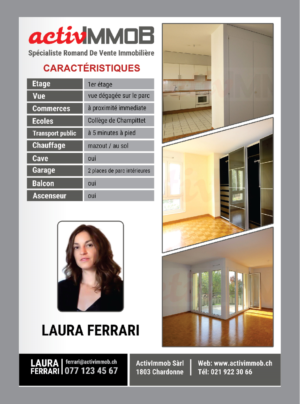 Brochure Design by Deziners Zone for ActivImmob Sàrl | Design: #16414118