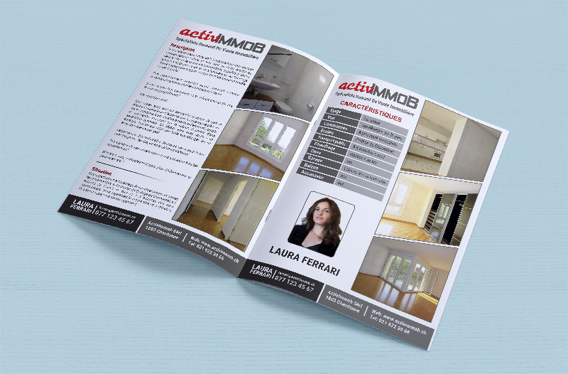 Brochure Design by Deziners Zone for ActivImmob Sàrl | Design #16414426