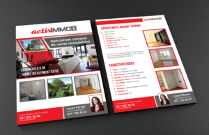 Brochure Design by Deziners Zone for ActivImmob Sàrl | Design: #16425077