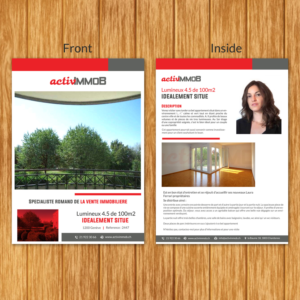 Brochure Design by creative.bugs for ActivImmob Sàrl | Design: #16402990