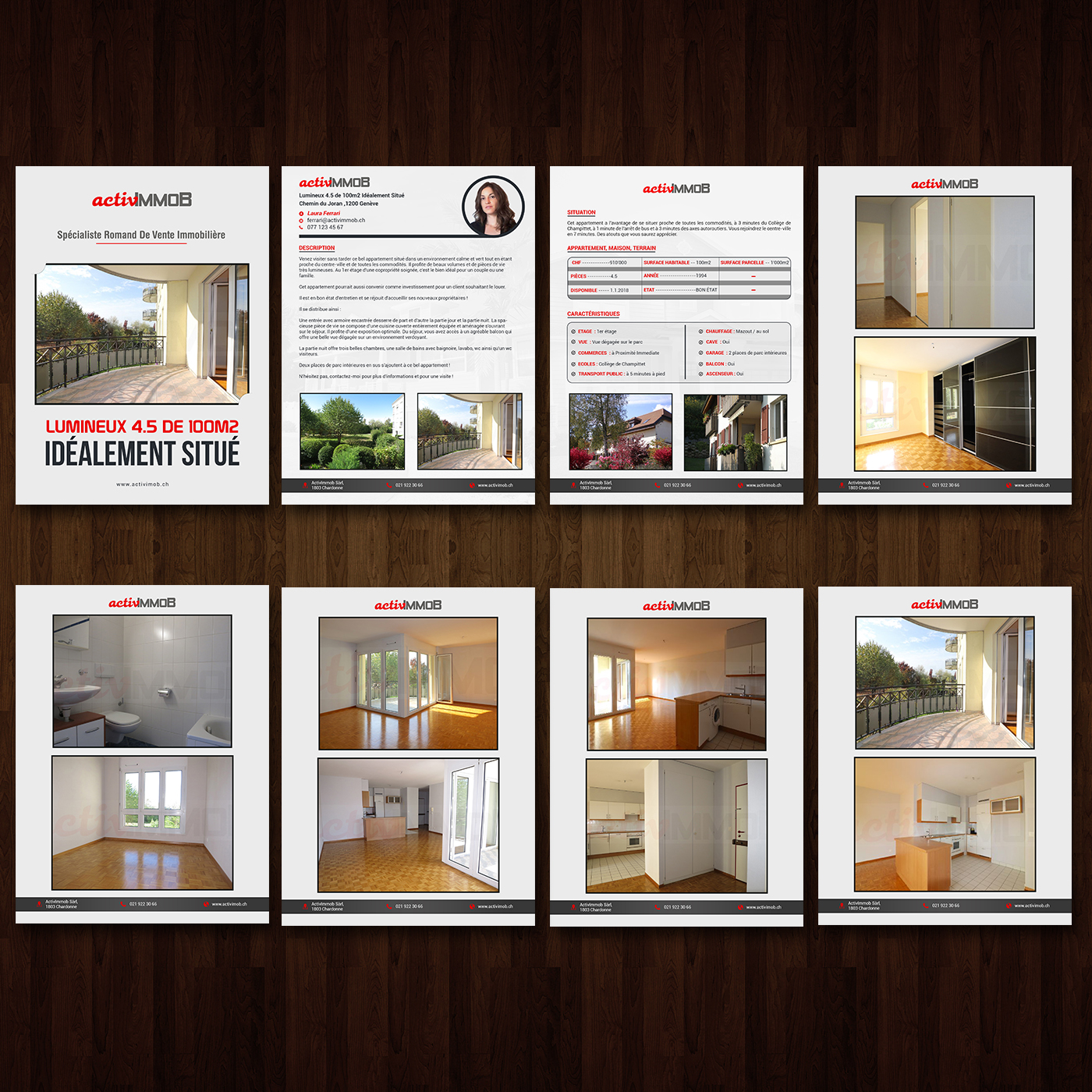 Broschüren-Design von creative.bugs für ActivImmob Sàrl | Design #16412263