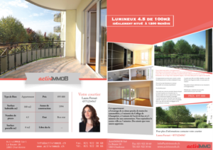 Brochure Design by miriam 3 for ActivImmob Sàrl | Design #16501836