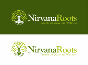 NirvanaRoots - Temple of Quantum Wellness | Logo Design by nikkiblue