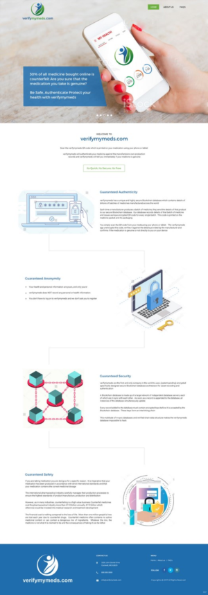 Web Design by pb for verifymymeds | Design: #16490492