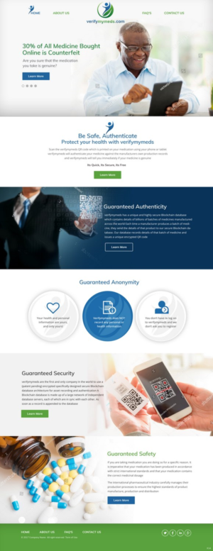 Web Design by pb for verifymymeds | Design: #16490494