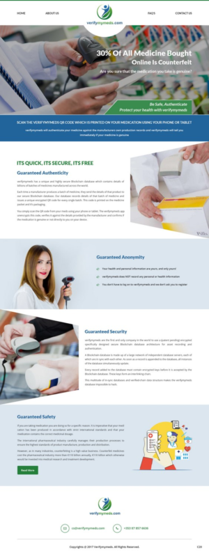 Web Design by pb for verifymymeds | Design: #16490497