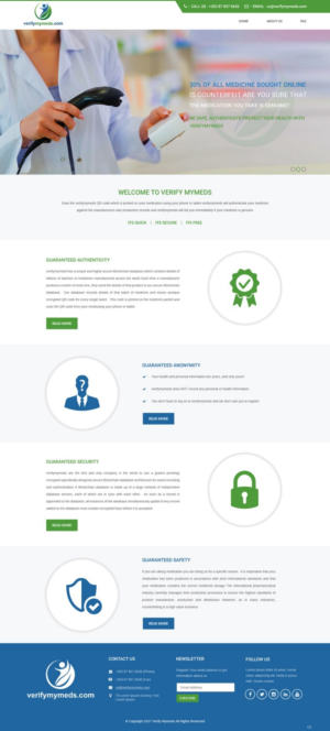 Web Design by pb for verifymymeds | Design: #16490499