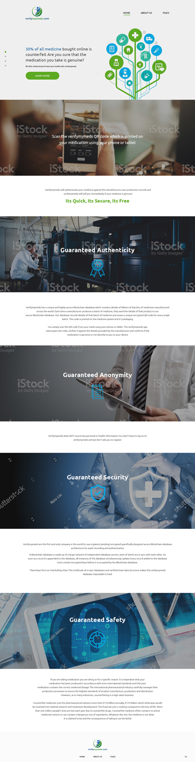 Web Design by pb for verifymymeds | Design #16490500