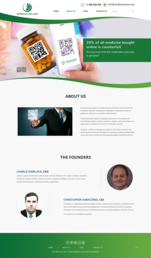 Web Design by pb for verifymymeds | Design: #16618317