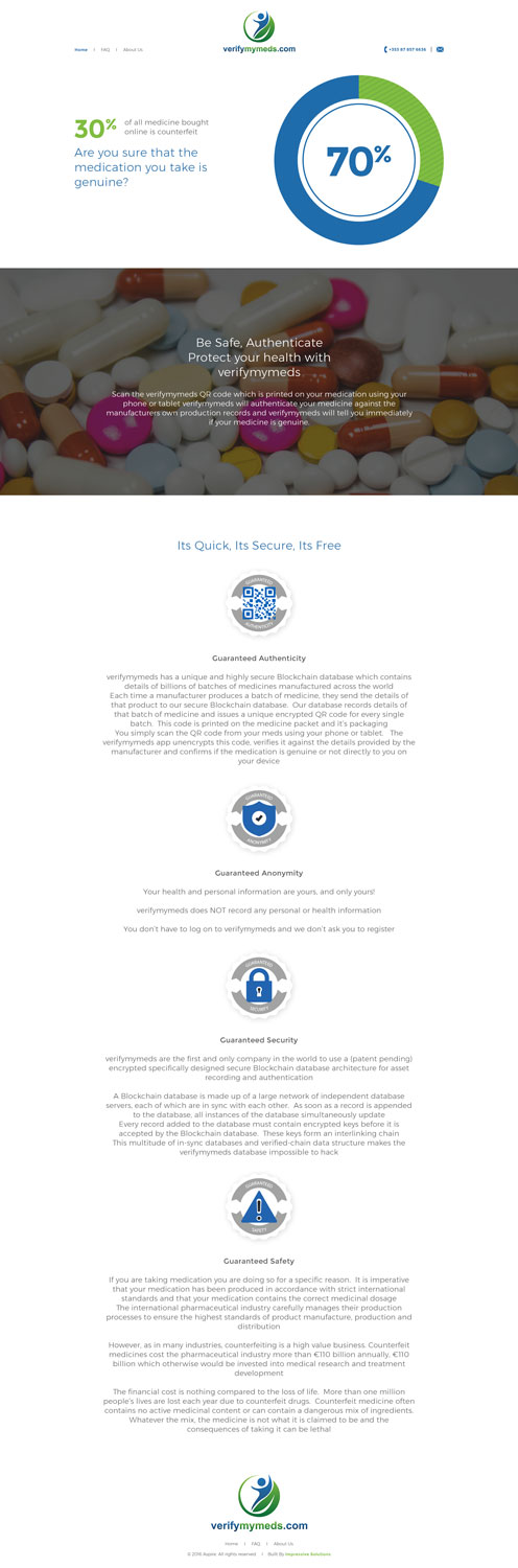 Web Design par Impressive Solutions pour verifymymeds | Design #16477453