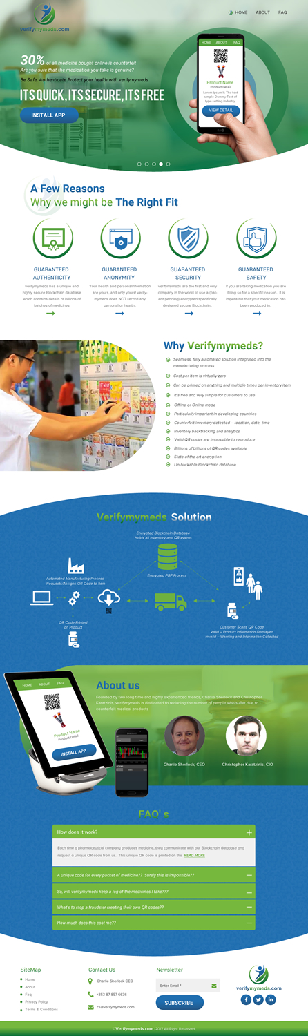 Web Design by rightway for verifymymeds | Design #16549901